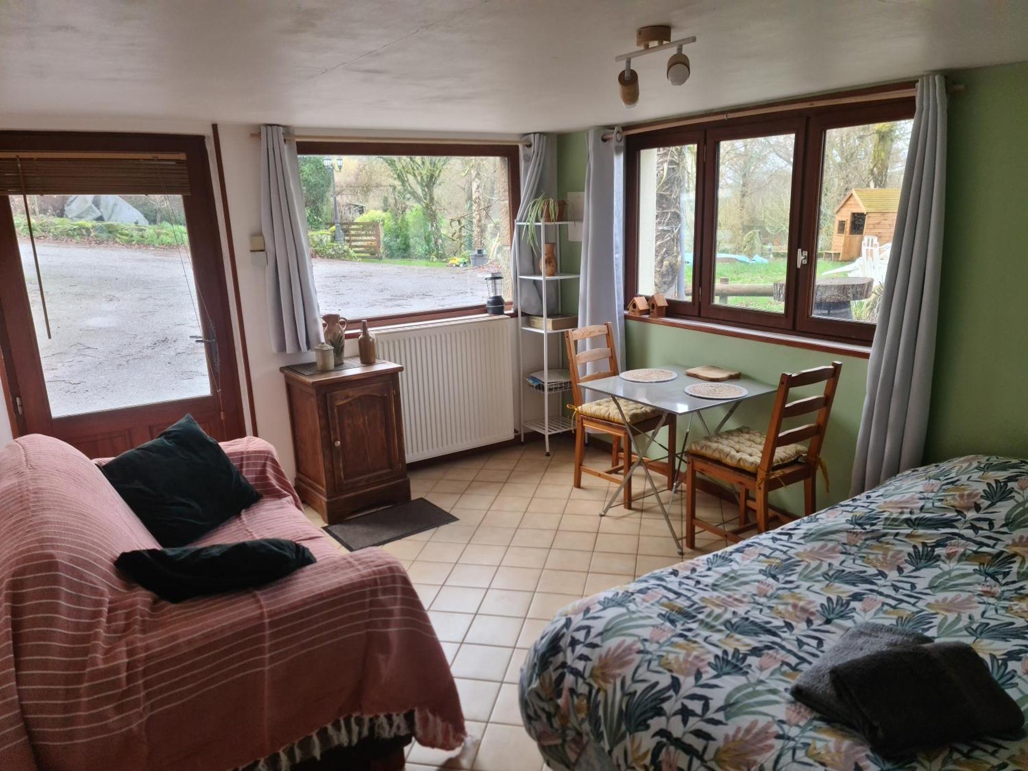 Chambre A La Ferme, Les Vergers Du Muscardin Breel Exterior photo